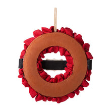 Load image into Gallery viewer, 18&quot;D Christmas Red With Belt Fabric Wreath
