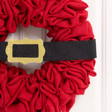 Load image into Gallery viewer, 18&quot;D Christmas Red With Belt Fabric Wreath
