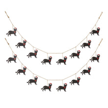 Load image into Gallery viewer, 2 pk 72&quot;L Metal Christmas Kitty Garland
