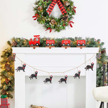 Load image into Gallery viewer, 2 pk 72&quot;L Metal Christmas Kitty Garland
