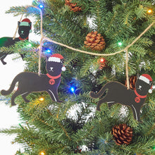 Load image into Gallery viewer, 2 pk 72&quot;L Metal Christmas Kitty Garland
