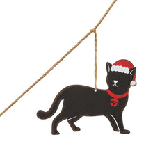 Load image into Gallery viewer, 2 pk 72&quot;L Metal Christmas Kitty Garland
