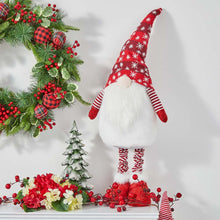 Load image into Gallery viewer, Telescoped Fabric Christmas Gnome Standing Décor
