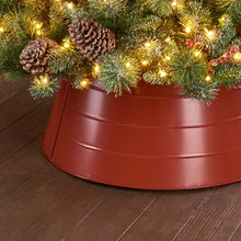 Load image into Gallery viewer, 26&quot;D Red Metal Tree Collar
