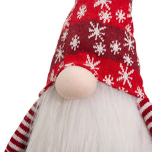 Load image into Gallery viewer, 24&quot;H Fabric Christmas Gnome Standing Décor
