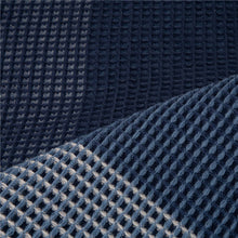 Load image into Gallery viewer, Indigo Acrylic Woven Throw
