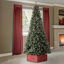 Load image into Gallery viewer, 7.5ft Pre-Lit Green Pine Artificial Christmas Tree with 700 Warm White Lights
