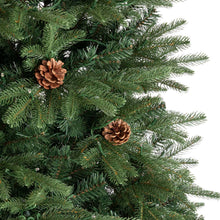 Load image into Gallery viewer, 7ft Pre-Lit Green Fir Artificial Christmas Tree with 500 LED Lights
