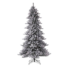 Load image into Gallery viewer, 9ft Pre-Lit Snow Flocked Fir Artificial Christmas Tree with 650 Warm White Lights
