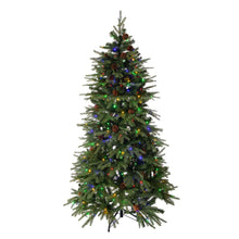 Load image into Gallery viewer, 6ft Pre-Lit Green Fir Artificial Christmas Tree with 350 LED Lights
