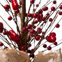 Load image into Gallery viewer, 18&quot;H Valentine&#39;s Berry Heart Table Tree
