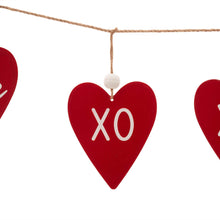 Load image into Gallery viewer, 72&quot;L Valentine&#39;s Wooden/Metal Heart Garland
