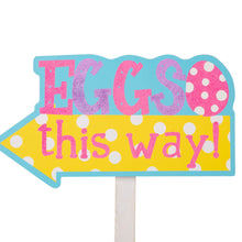 Load image into Gallery viewer, 14&quot;H Easter Wooden Path Sign, Set of 3
