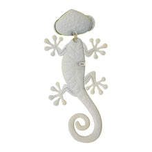 Load image into Gallery viewer, 24.25&quot;L Whimsical Metal Lemon Gecko Wall Decor
