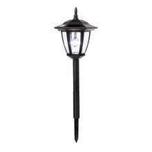 Load image into Gallery viewer, 25.5&quot;H Multi-functional Solar Powered LED Light with Ground Stake and Mounting Pole
