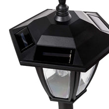 Load image into Gallery viewer, 25.5&quot;H Multi-functional Solar Powered LED Light with Ground Stake and Mounting Pole
