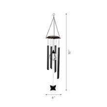 Load image into Gallery viewer, 32&quot;H Solar Powered LED Wind Chime Light
