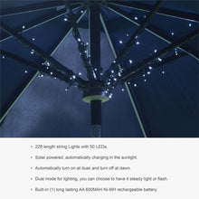 Load image into Gallery viewer, 22 ft Solar String Light with 50 LEDs
