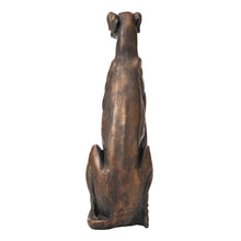 Load image into Gallery viewer, 30.25&quot;H MGO Sitting Greyhound Dog Statue
