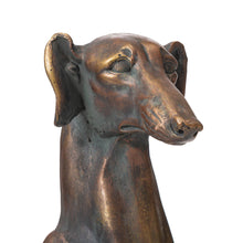 Load image into Gallery viewer, 30.25&quot;H MGO Sitting Greyhound Dog Statue
