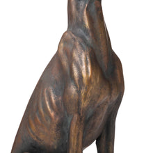 Load image into Gallery viewer, 30.25&quot;H MGO Sitting Greyhound Dog Statue
