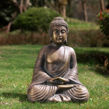 Load image into Gallery viewer, 19&quot;H MGO Meditating Buddha Statue
