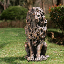 Load image into Gallery viewer, 20.75&quot;H MGO Guardian Sitting Lion Statue
