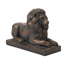 Load image into Gallery viewer, 21.75&quot;L MGO Guardian Lying  Lion Statue
