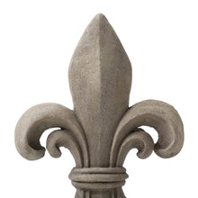 Load image into Gallery viewer, 27.25&quot;H MGO Standing Fleur De Lis Garden Statue
