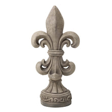 Load image into Gallery viewer, 27.25&quot;H MGO Standing Fleur De Lis Garden Statue
