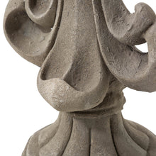 Load image into Gallery viewer, 27.25&quot;H MGO Standing Fleur De Lis Garden Statue
